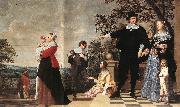 OOST, Jacob van, the Elder Portrait of a Bruges Family a Germany oil painting artist